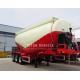 TITAN VEHICLE 3 axle bulk lime powder tanker semi trailer bulk cement delivery truck