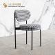 Morden Italian Design Dining Chair, high density foam, powder coated frame, PU leather restaurant hot sell dining chair