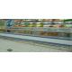 Frozen Food Supermarket Island Freezer / Sea Food Display Counter Cabinet Freezer