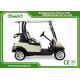 EXCAR Beige Color Small Electric Golf Car With Italy Graziano Axle LED Headlight