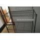 Adjustable Leveling Feet Wire Frame Shelving , Metal Mesh Shelf Basement Bathroom