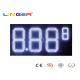 Outdoor White Color Roadside Gas Station Led Price Sign With CE / RoHS Approved