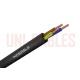 VDE0282 2Core 0.6mm Copper Conductor Cable , H05RR - F Rubber Flexible Cable