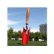 Customized Huge Outdoor Painted Metal Sculpture Stainless Steel Garden Sculptures