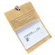 Corrugated Clothing Iridescent Paper Personalized Hang Tag With String