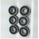 608RS Radial Deep Groove Bearing For CNC Machine 8x22x7 C0/C2/C3/C4/CM