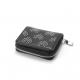 Debossed TPCH Womens Credit Card Wallet With Zipper Clutch 11.5x9.5x3.5cm