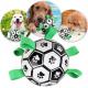 15cm TPU Dog Football Chew Toy Bite Resistant Interactive Pet Toys Dog Chew Toy