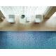 Skidproof SGS White Mosaic Swimming Pool Tiles , Multicolor Clay Ceramic Pool Tile