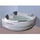Luxurious Corner Whirlpool Bathtub Jacuzzi Bathroom Tubs 50 / 60Hz Frequency