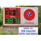 Electronic 6 inches gas price led sign for Fuel Station Price Changing