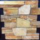 Natural Stone Veneer Panels Exterior Wall Cladding Back With Cement