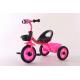 Cute Pink Color Children Tricycle With Light on Handlebar