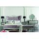 SGS Italian Luxury European Bedroom Furniture Purple Natural Wood King Bedroom Set