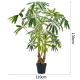 130cm Artificial Potted Plants Flowers Silk For Patio Low Maintanence