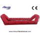 High Performance Inflatable Rescue Boat , Red Towable Army Inflatable Boats