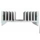 Aluminum Extruded Heat Sink Profiles Customized Shape / Aluminum Radiator
