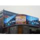 1/4 scanning outdoor advertising P6 full color curved fixed led display 768x768 cabinet