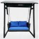 Luxury modern outdoor hanging chair aluminum hanging bed bench hotel garden patio swings hanging chair---3031