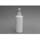 Custom Round Empty Cosmetic Bottles , 40ml / 120ml Glass Makeup Containers