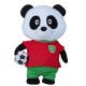 Adorable Animated Plush Christmas Toys Panda Shape PP Cotton Filling