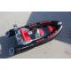 2022 portable inflatable boat  inflatable rigid hull boats 430cm length with fuel back cabin rib430B
