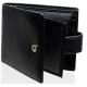 Lychee Grain PVC Stylish Leather Wallet Black Color 9*12cm For Men