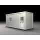 Earthquake Resist Movable Shipping Prefab Container Homes With Solar Panel System