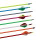 Fluorescent Red/Orange/Green/Blue/White/Gray/pink Color Carbon arrows in Spine 400/50/600/700/800/1000