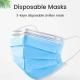 Eco Friendly 3 Ply Single Use Face Mask Procedural Face Masks With Earloops