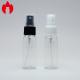 Clear Black Pump Spray 30ml Screw Top Vials