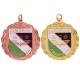 Brass / Copper / Pewter Custom Awards Medals with Soft Enamel, Gold / Copper