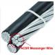 Bright Surface Galvanised Steel Wire Rope / ACSR Messenger Wire For ABC Cable