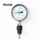 WSS Industrial mechanical temperature gauge bimetal thermometer