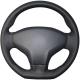 Customize Artificial Leather Sew Car Steering Wheel Wrap Cover for Citroen Elysee C-Elysee 2014 New Elysee Peugeot 301 2013-2016