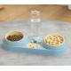 15 Degree Tilted Automatic Water Bottle Bowl Cat Double Food Bowl