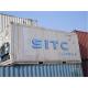 Silver Steel CUsed Reefer Container 20RF Line With International Standards