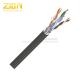 Solid 0.50mm Copper Conductor Outdoor PE Jacket CAT5E Ethernet Cable NO 7112111