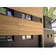 Rustic Insulated Vertical Fiber Cement Siding Board Wood Look FC Cladding