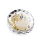 Clear Frost Decorative Pumpkin Candy Storage Canister Transparent Candy Dish