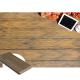Cedar Look Outside Solid Composite Deck Boards Anti UV 140*30mm