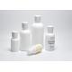 Recyclable Porcelain Glass Bottles With Screw Bottle Cap, Opal Glass Packaging For Pharmacy Products And Essential Oil