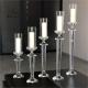 ZT-026  wedding accessories decoration set single crystal pillar candle holders