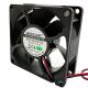 Moistureproof PBT Cooling Fan DC , Electric 70x70x25mm Black Case Fans