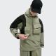Waterproof Woven Wind Running Sports Track Jackets Multi Pocket Male Knit Cargo Jacket