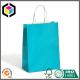 Automatic Machine Made Blue Custom Color Print Paper Bag White Kraft Paper for Shopping