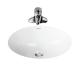 Bathroom Under Counter Basin , Vanity Oval Round Hand Wash Sink