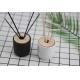 Simple Style Home Reed Diffuser Matte Painting Round Glass Bottle With Oem Service
