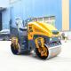 1 Ton 2T 3T Double Drum Mini Road Roller Compactor in India Excitation Frequency 70Hz