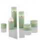 50ml To 150ml Plastic Airless Bottle And Jar Set PETG Face Cream Container